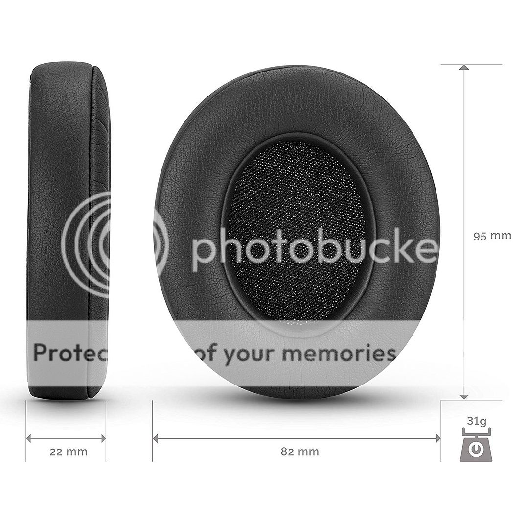 Replacement Cushion Ear Pads for Beats by Dr Dre Studio 2 3 Wired